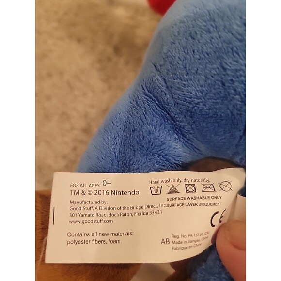 Super Mario Brothers Plush Toy. 2016 Mario, 2017 Luigi - 12" Nintendo Good Stuff - Picture 8 of 11